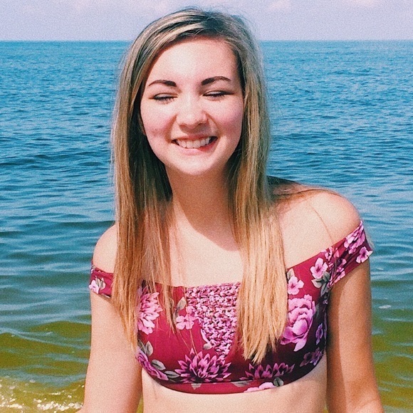 Altar’d State floral bikini top - Picture 1 of 8